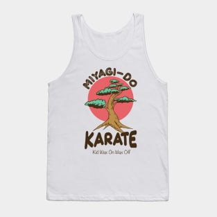 Miyagi Do Karate Kid Wax On Wax Off Tank Top